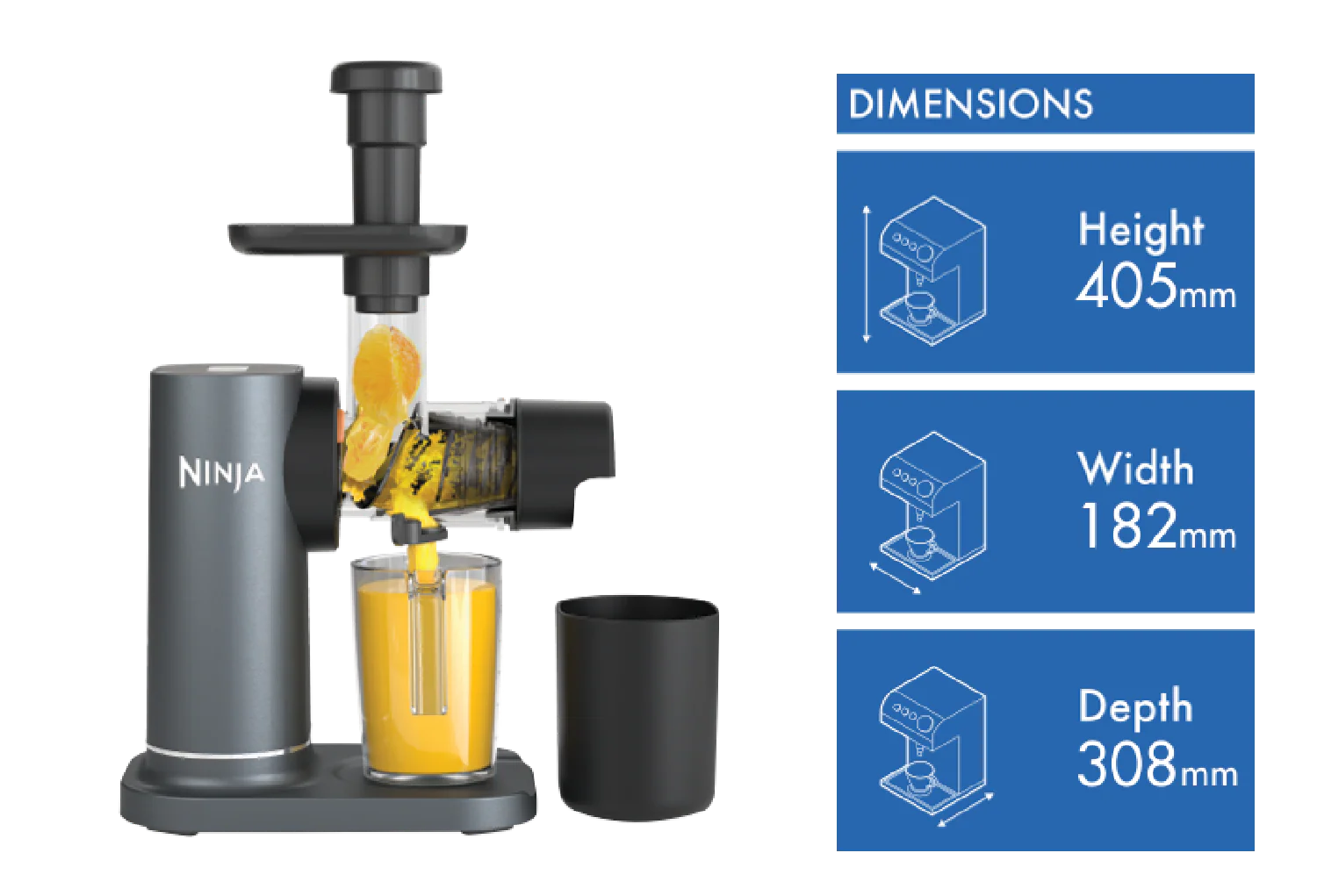 Ninja NEVERCLOG Cold Press Juicer