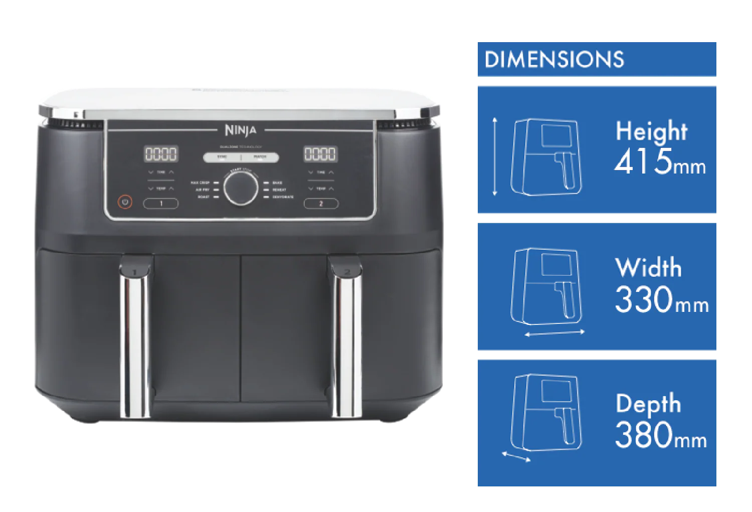 Ninja Foodi Max XXXL Dual Zone 9.5L Air Fryer